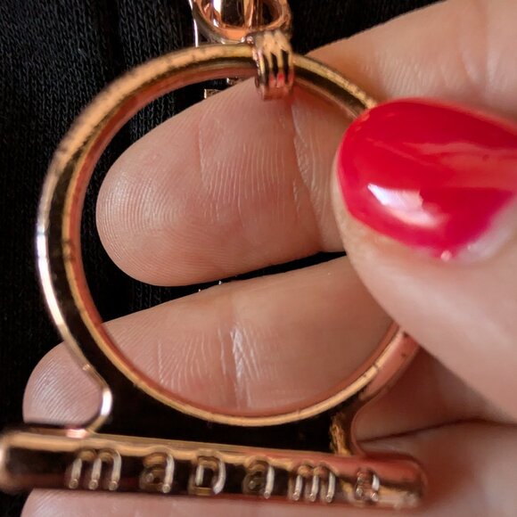 3/$30 Madame rose gold detail premium fleece zip up - Picture 5 of 7